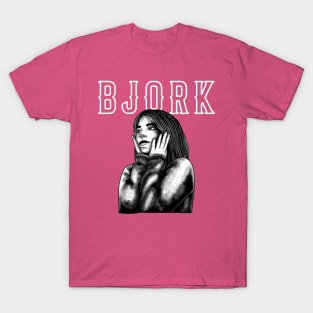 Retro Bjork - Fan Art Design T-Shirt